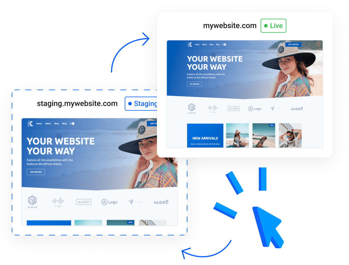Hosting WordPress UltraRápido ⚡ | LiteSpeed + NVMe desde €2.39/mes | Migración Gratis - One-click WordPress staging environment